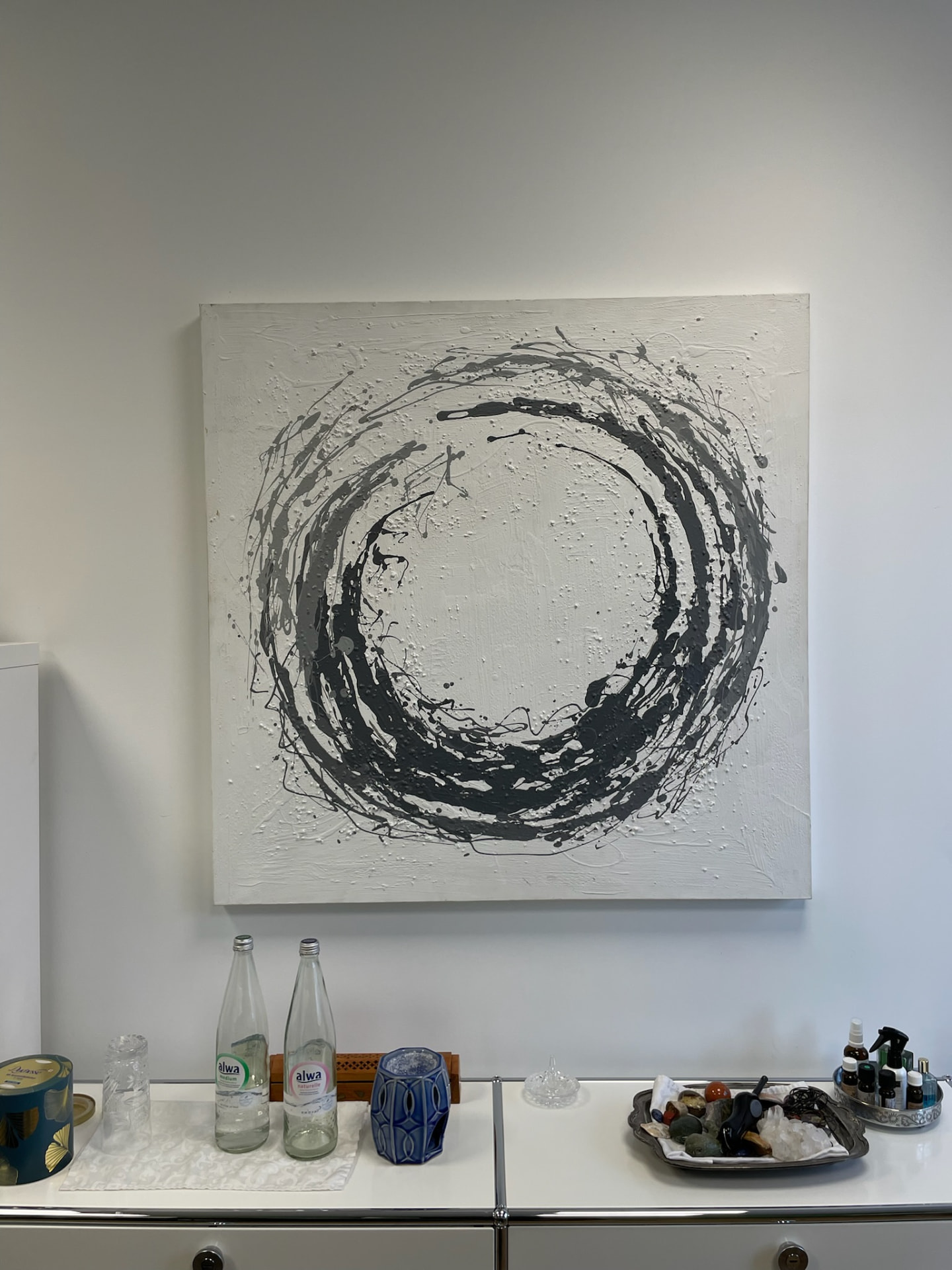 Kunstwerk im Praxisraum von Pavla Kary